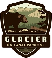 Glacier Emblem Sticker