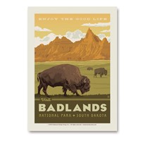 Badlands Enjoy Vert Sticker