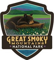 Great Smoky Wildflower Heaven Emblem Sticker