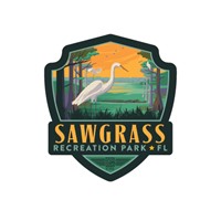 Sawgrass Egret Emblem Sticker