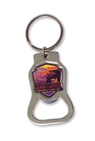Grand Canyon Landscape Emblem Bottle Opener Key Ring