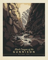 Black Canyon of the Gunnison NP Shadowlands 8" x 10" Print