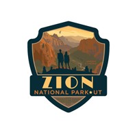 Zion Angels Landing Emblem Sticker