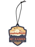 Mt. Rainier Emblem Wooden Ornament