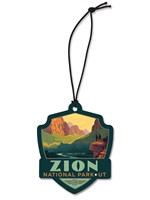 Zion 100th Emblem Wooden Ornament