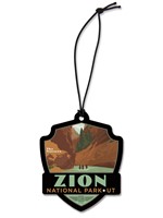 Zion The Narrows Emblem Wooden Ornament