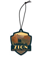 Zion Angels Landing Emblem Wooden Ornament