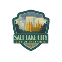 UT Salt Lake City Emblem Sticker