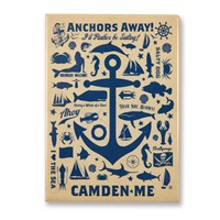 Anchor Pattern Print Camden Magnet