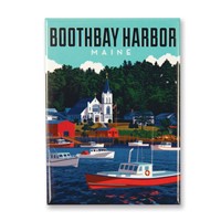 ME Boothbay Harbor Vacationland Magnet