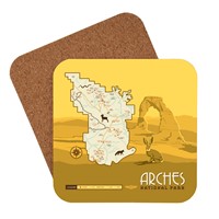 Map of Arches NP Coaster