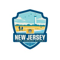 NJ State Pride Emblem Sticker