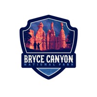 Bryce Canyon Star Gazing Emblem Sticker