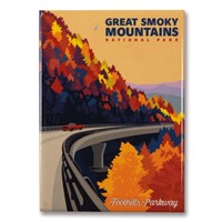 Great Smoky Foothills Parkway in the Fall Magnet