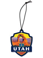 UT State Pride Arch Emblem Wooden Ornament