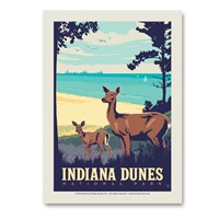 Indiana Dunes Vert Sticker