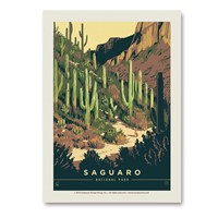 Saguaro Desert Delight Vert Sticker