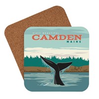 ME Whale Tail Camden Coaster