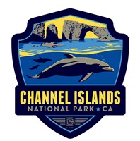 Channel Islands Emblem Wooden Magnet