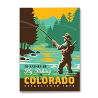 CO Fly Fishing Magnet