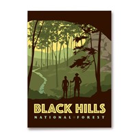 Black Hills National Forest Hikers Magnet
