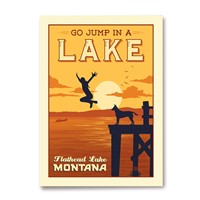 Flathead Lake MT Magnet