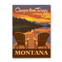 MT Cheaper Than Therapy Magnet