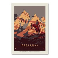 Badlands NP Song of Solitude Vert Sticker
