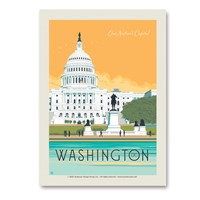 Washington DC, Capitol Vert Sticker