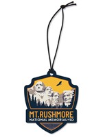 Mt. Rushmore Emblem Wooden Ornament