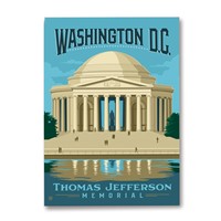 Washington DC, Thomas Jefferson Memorial Magnet