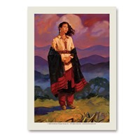 GSMNP Cherokee Woman Vert Sticker