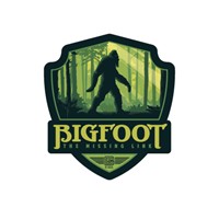 Bigfoot Emblem Sticker