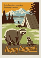 Happy Campers Single Magnet