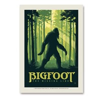 Bigfoot Vert Sticker