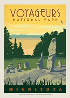 Voyageurs Postcard