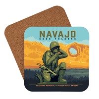 Navajo Code Talkers Veterans Memorial Coaster