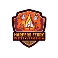 "Harpers Ferry WV" Emblem Sticker