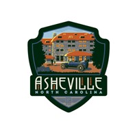 Asheville NC Emblem Sticker