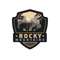 Rocky Mountains Emblem Sticker