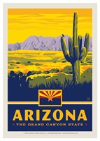 AZ State Pride Single Magnet