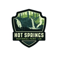Hot Springs NP Emblem Sticker