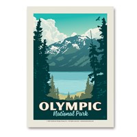 Olympic National Park Summer Splendor Vert Sticker