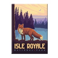 Isle Royale NP Fox Magnet
