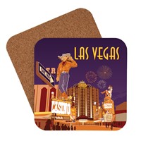 Viva Vintage Vegas Coaster