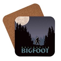 Believe in Bigfoot Coaster