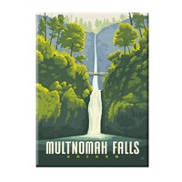 Multnomah Falls Oregon Magnet