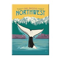 PNW Whale Tail Magnet