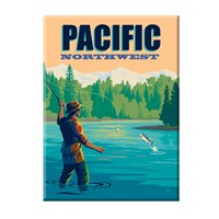 Pacific North West Fly Fishing Magnet