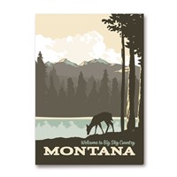 Montana Welcome to Big Sky Country Magnet